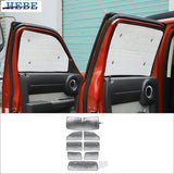 Aluminum Sunshade Set for Dodge Nitro 2007 Car Interior Accessory HEBE
