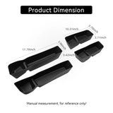 Geely Galaxy E5 2024-2026 Door Side Storage Box TPE Front Rear Door Side Inner Organiz Tidying Car Interior 4PCS Car Interior