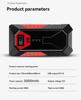 Portable Car Jump Starter Power Bank Car Booster Charger for Petrol Diesel Cars Jump Starter Minus Two