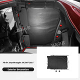 Soft Nylon Roof Sunshade for Jeep Wrangler JK 2007-2017 Car Interior Accessory HEBE