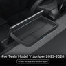 Smabee for Tesla Model Y 2025 Juniper Dashboard Storage Tray Car Display Screen Rear Storage Box Tray Accessories Black