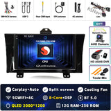 Android 15 2K QLED Multimedia Radio for Honda Elysion 2004–2015