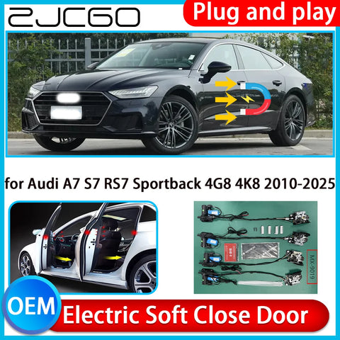 Automatic Electric Soft Close Door Kit for Audi A7 S7 RS7 Car Interior Accessory ZJCGO