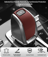 For Chery Tiggo 8 (2019-) Original Leather Center Console Gear Shift Knob Cover Anti Scratch Car Interior Tuning Accessories