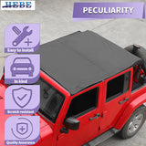 Soft Nylon Roof Sunshade for Jeep Wrangler JK 2007-2017 Car Interior Accessory HEBE