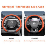 Premium Suede Snap-On Wheel Cover Citroen C3 Car Interior Accessory Hocasen