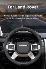 Anti-Slip Suede Wheel Cover for Land Rover Car Interior Accessory Hocasen