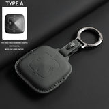 Leather Car Key Case Cover for Zeekr 7X Original Car Color Key Bag Cover Protection