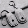 Car Key Cover For Mercedes Benz A C E S G Class GLC CLE CLA W177 W205 W213 W222 X167 AMG Leather Car Key Protective Cover