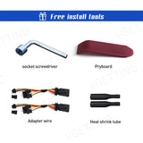 3-Function Rear Bumper Reflector for Tesla Model 3 Y Car Interior Accessory MAGIC COLORM
