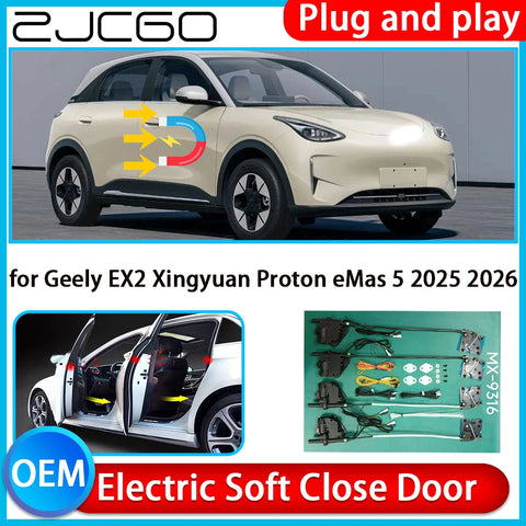 Electric Soft Close Door Kit for Geely EX2 Xingyuan 2025–2026 Car Interior Accessory ZJCGO Default Title