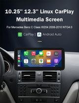 10.25 Inch Multimedia Display for Mercedes-Benz C-Class 2008-2010 Android Head Unit wincago