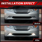 Front Fog Lamp DRL Assembly for Honda Odyssey 2011-2013 Fog Light MAGIC COLORM