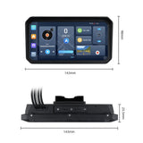 5 inch Wireless CarPlay GPS for Motorcycles Universal