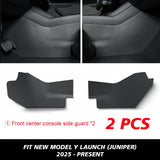 Center Console Side Anti-Kick For Tesla New Model Y Juniper 2025 Launch TPE Cover Mats Rear Console and Underseat Protectors