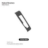For Audi 8V A3 S3 (2014-2019) Sport Gear Shift Cover Panel Trim Frame Stickers Made of Alcantara Car Interior Tuning Accessories