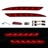 3-Function Rear Bumper Reflector for Tesla Model 3 Y