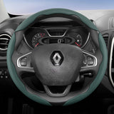 Renault Non-Slip D-Shaped Leather Steering Cover