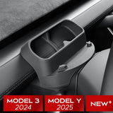 For New Tesla Model Y Launch Juniper 2025 Model 3+ Highland 2024 Steering Wheel Silicone SunGlasses Case Mobile Phone Holder