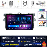 9-Inch 2K QLED Android Head Unit for Toyota Corolla 2007–2013