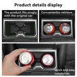 Toyota 4Runner 2025 2026 TPE Center Console Cup Holder Shock-Absorbing Storage Tray Tidying Car Accessories Car Interior Acce
