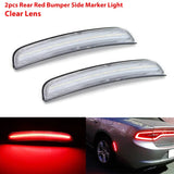 Smoked LED Side Marker Lights For Dodge Charger 15-22