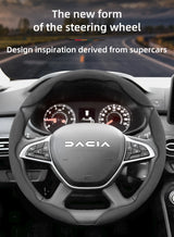 Anti-Slip Suede Steering Wheel Cover for Dacia Sandero Duster Car Interior Accessory Hocasen