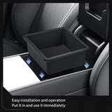 Smabee for Tesla Model Y Launch 2025 Juniper/Model 3 Highland Car Center Console Armrest Storage Box Tray Accessories Tidying