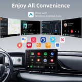 Wireless CarPlay Android Auto 2-in-1 Adapter for Universal