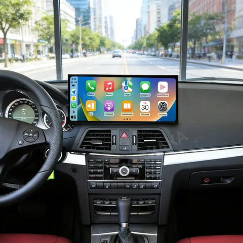 15.8" Android 14 Multimedia System for Mercedes Benz E W212 Android Head Unit Aotsr 4GB 64GB Carplay Eight Core