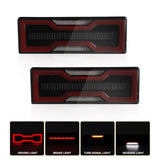 Dynamic LED Tail Lights for LC70 1984-2020 Car Interior Accessory MAGIC COLORM Smoked Lens