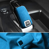 For Peugeot 508 2008 4008 5008 Gear Shift Knob Boot Cover Trim Stickers Car Premium Interior Tuning Accessory Made of Alcanta