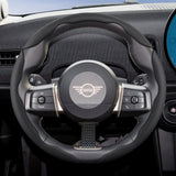 Breathable Holes Leather Wheel Cover for Mini