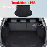 For BYD Sealion 5 DM-i 2025 2026 Car TPE Rear Seat Backrest Protective Pad Trunk Mat Anti-Kick Pad Car Interior Accessories C