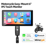 6 inch Wireless CarPlay GPS Screen for Motorcycles