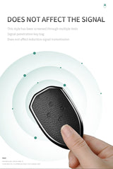 5 Button Aluminum Alloy Goatskin Car Key Case Cover For Trumpchi GAC 2021 Empow J11 J12 J13 J14 J15 J16 GS8 Keychain Accessories