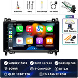 Android 15 QLED Multimedia Stereo for Mercedes-Benz 2004–2012