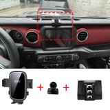 Adjustable GPS Navigation Phone Bracket for Jeep Wrangler 2018–2023