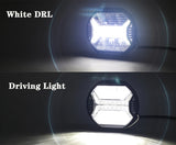 Superbright Offroad Spot Work Light 12v 24v LED Light Bar 6000K Drl White & Amber Light for Car SUV 4x4 Boat ATV LED Work Lig