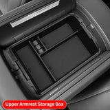 Hyundai Palisade 2026 Car Storage Box Accessories Center Console Armrest Double-layer Storage Organizer Tidying Tray Armrest