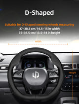 Breathable Leather Steering Wheel Cover for Leapmotors Car Interior Accessory Hocasen