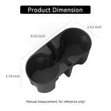 Chevrolet Chevy Colorado 2023-2025 Limiter Fixed Silicone Drink Storage Box Tray Car Accessories Car Interior Accessory Smabe