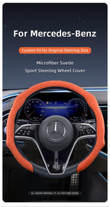 Premium Suede Snap-On Cover for Mercedes C E S Class Car Interior Accessory Hocasen
