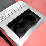 BYD Tang L 2025 Center Console Cup Holder Storage Box Anti-Slip Shock-Absorbing Traying Accessories TPE BLACK Car Interior Ac