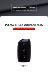 Leather Car Key Case Cover for Lynk & Co Z20 Z10 Car Interior Accessory OEM