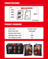 LED Tail light for Lada 4X4 Niva 1995+ Car Brake Rear Light Reversing Turn Signal 12v DRL Running Light Led Lamp Car Accessories