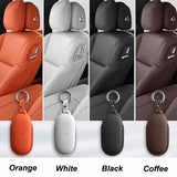 For Leading Ideal LiXiang L7 L8 L9 2022 2023 Leather Car Key Case Shell Keychain for lixiang one L9 L8 L7 Key case Car Key Ca