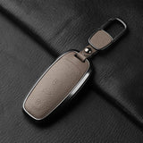 360 Degree Protection Metal Goatskin Car Key Case Cover For Audi A6 A7 A8 B9 A5 A4 8S 8W Q5 Q7 4M S5 S7 TT cars accessories