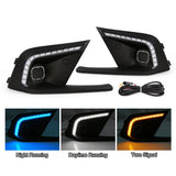 Fog Lights DRL Bumper Cover for Honda Civic 2021-2024 LED Ambient Light MAGIC COLORM DRL B