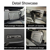 For Jetour Traveller T2 Exterior Car Fuel Tank Cap Decal Black Warrior Styling Accessory Car Interior Accessory OEM